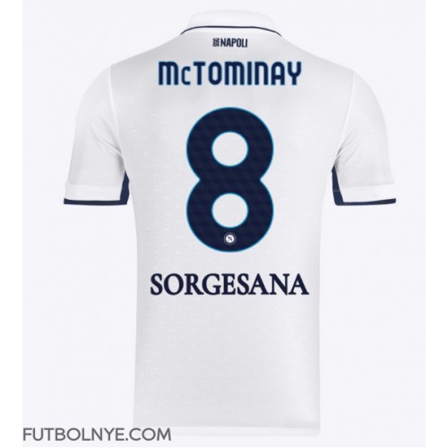 Camiseta SSC Napoli Scott McTominay #8 Visitante Equipación 2024-25 manga corta